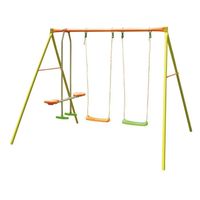 BALANÇOIRE - PORTIQUE BALANCOIRE / PORTIQUE - Portique métal 1,90 m 3 ag BALANÇOIRE - PORTIQUE BALANCOIRE / PORTIQUE - Portique métal 1,90 m 3 ag